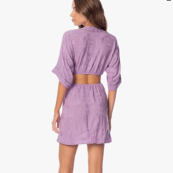 Lilac Sweetheart Eugenie Short Dress / Purple by Maaji -  Large - Picture 2 of 5